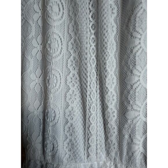 Trixx Women Dress Fit Flare Size Medium Faux Wrap Boho Festival Ruffle NWT New - Picture 7 of 11